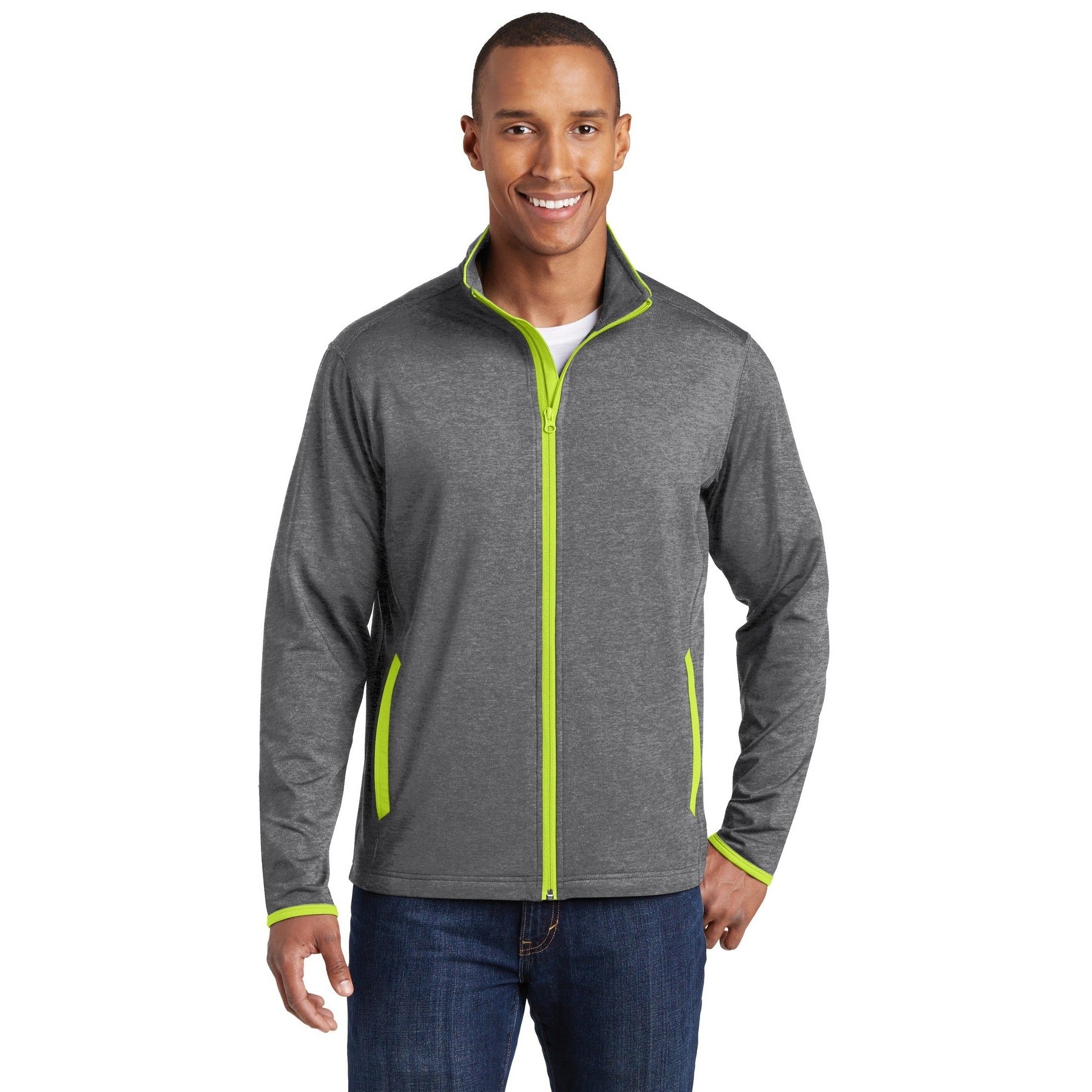Sport-Tek-Sport-Tek® Sport-Wick® Stretch Contrast Full-Zip Jacket. ST853-MedTech-5